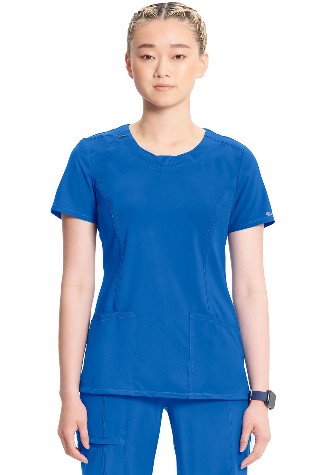 Women’s CK Infinity Contemporary Scrub Set – Top Round Neck Top CKE2624A & PantCKE1123A - Image 4