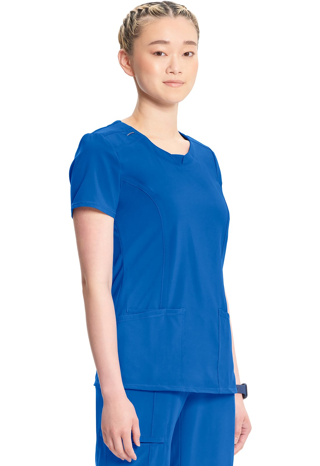 Women’s CK Infinity Contemporary Scrub Set – Top Round Neck Top CKE2624A & PantCKE1123A - Image 2