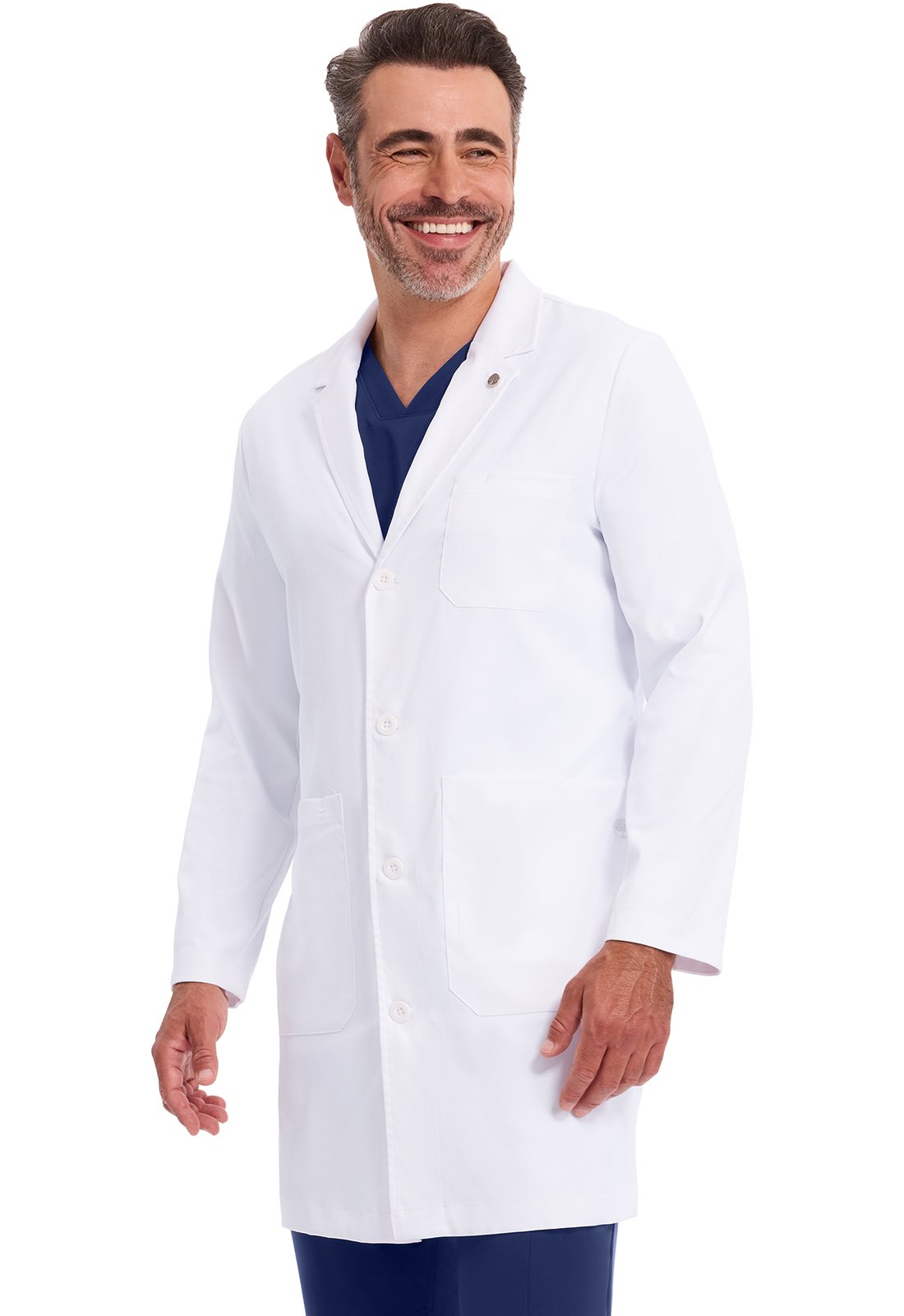 White Coat Men’s HH Luke Labcoat 5151 - Image 2